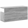 Wandschrank 60x20x30 cm Grau Sonoma Holzwerkstoff