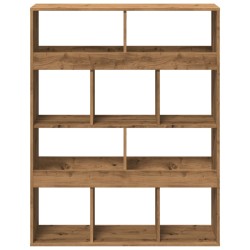 Bücherregal Artisan-Eiche 100x33x125,5 cm Holzwerkstoff