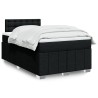 Boxspringbett mit Matratze Schwarz 120x200 cm Stoff