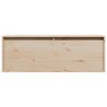 Wandschrank 100x30x35 cm Massivholz Kiefer