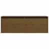 Wandschrank Honigbraun 100x30x35 cm Massivholz Kiefer