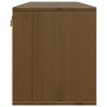 Wandschrank Honigbraun 100x30x35 cm Massivholz Kiefer