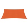 Sonnensegel 160 g/m² Orange 2x2,5 m HDPE