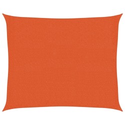 Sonnensegel 160 g/m² Orange 2,5x3 m HDPE