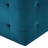 Pouf 2 Stk. Blau 30x30x30 cm Samtstoff