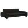 Kindersofa Schwarz 90x53x30 cm Kunstleder