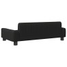 Kindersofa Schwarz 90x53x30 cm Kunstleder