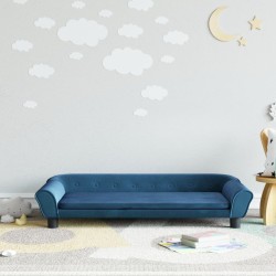 Kindersofa Blau 100x50x26...