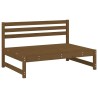 5-tlg. Garten-Lounge-Set Honigbraun Massivholz Kiefer