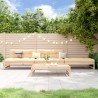 4-tlg. Garten-Lounge-Set Massivholz Kiefer