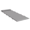 Sonnenliegen-Auflage Grau 180x60x3 cm Oxford-Gewebe