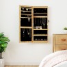 Spiegel-Schmuckschrank mit LED-Beleuchtung Wandmontage