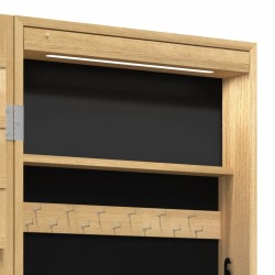 Spiegel-Schmuckschrank mit LED-Beleuchtung Wandmontage