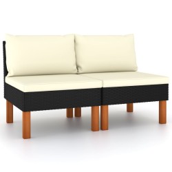 Mittelsofas 2 Stk. Poly...