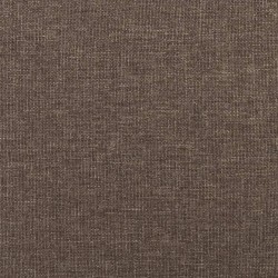 Fußhocker Taupe 45x29,5x35 cm Stoff