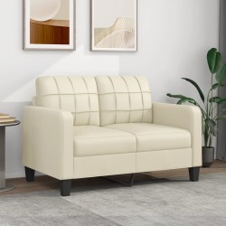 2-Sitzer-Sofa Creme 120 cm...