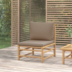 Garten-Mittelsofa mit Taupe...