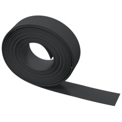 Rasenkanten 4 Stk. Schwarz 10 m 15 cm Polyethylen