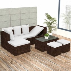 4-tlg. Garten-Lounge-Set...