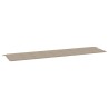 Gartenbank-Auflage Taupe 200x50x3 cm Oxford-Gewebe