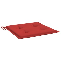 Gartenstuhl-Kissen 2 Stk. Rot 50x50x3 cm Oxford-Gewebe