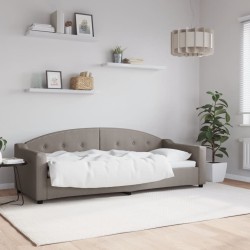 Tagesbett Taupe 80x200 cm...