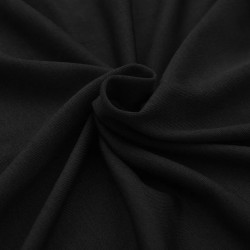 Stretch-Tischhusse 2 Stk. 120 x 60,5 x 74 cm Schwarz