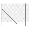 Maschendrahtzaun Anthrazit 1,6x10 m