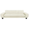 Hundebett Creme 100x54x33 cm Samt