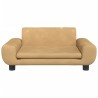 Hundebett Braun 70x45x33 cm Samt