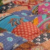 Pouf Patchwork Stoff