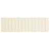 Sonnenliegen-Auflage Creme 200x60x3 cm Oxford-Gewebe