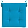 Gartenstuhl-Kissen 4 Stk. Blau 50x50x3 cm Oxford-Gewebe