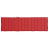 Sonnenliegen-Auflage Rot 200x70x3 cm Oxford-Gewebe