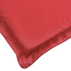 Sonnenliegen-Auflage Rot 200x70x3 cm Oxford-Gewebe