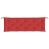 Gartenbank-Auflage Rot 150x50x7 cm Oxford-Gewebe