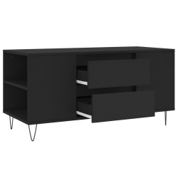 Couchtisch Schwarz 102x44,5x50 cm Holzwerkstoff