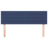 Kopfteile 2 Stk. Blau 72x5x78/88 cm Stoff