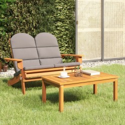 2-tlg. Garten-Lounge-Set Adirondack Massivholz Akazie