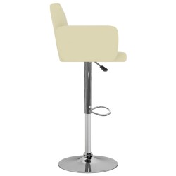 Barhocker 2 Stk. Creme Kunstleder