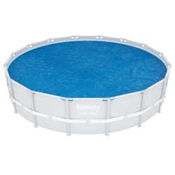 Bestway Solar-Poolabdeckung Flowclear Rund 462 cm Blau