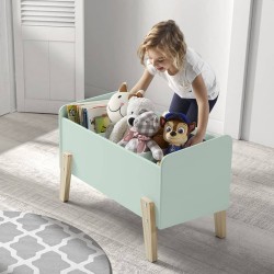 Vipack Kids Spielzeugkiste Kiddy Holz Minzgrün