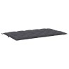 Gartenbank-Auflage Anthrazit 180x(50+50)x7 cm Oxford-Gewebe