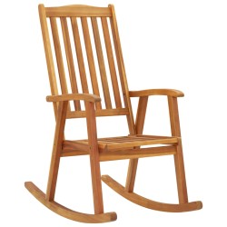 3064181  Rocking Chair with Cushions Solid Acacia Wood (311844+43181)