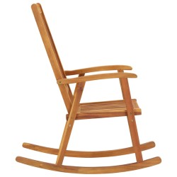 3064181  Rocking Chair with Cushions Solid Acacia Wood (311844+43181)