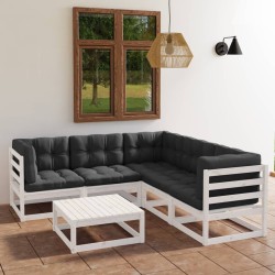 6-tlg. Garten-Lounge-Set...