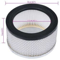 HEPA Filter 2 Stk. für Aschesauger Waschbar