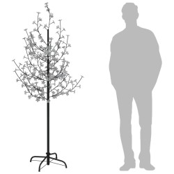 LED-Baum mit Kirschblüten Warmweiß 200 LEDs 180 cm