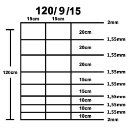 Gartenzaun Verzinkter Stahl 50x1,2 m Silbern