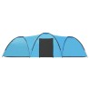 Camping-Zelt Iglu 650x240x190 cm 8 Personen Blau